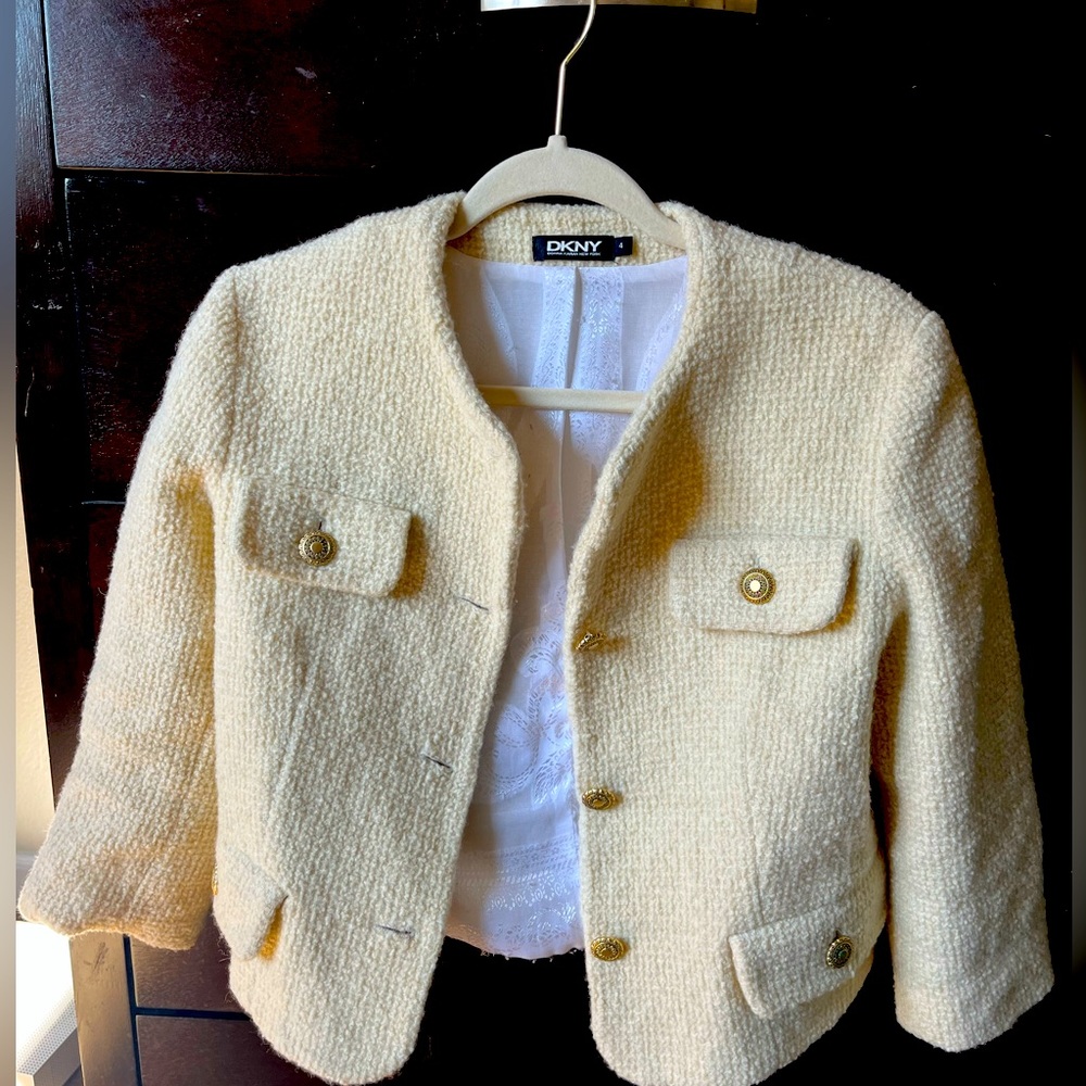 DNKY knitted blazer